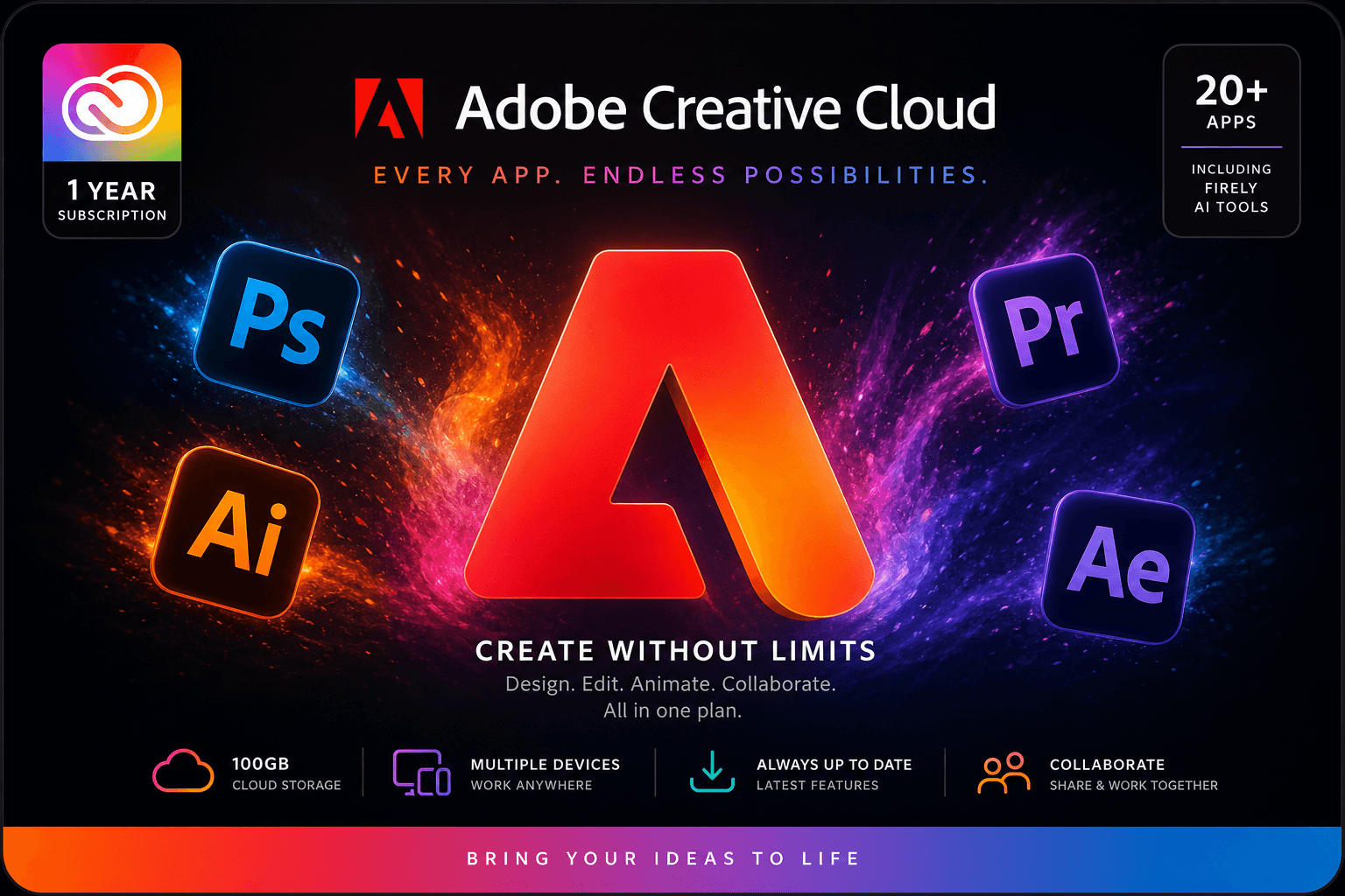 Adobe Creative Cloud (Full Suite)